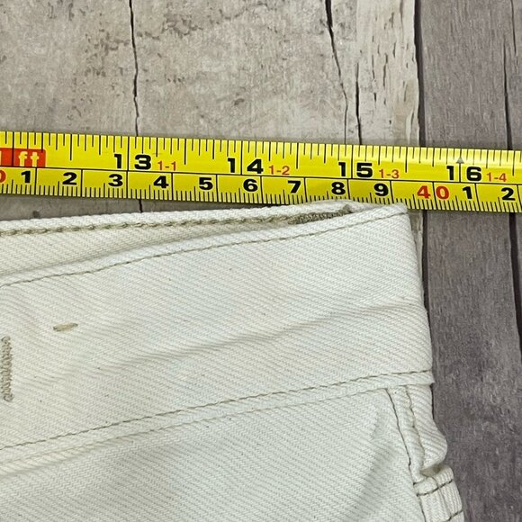 Madewell The Dad Jean Shorts Vintage Canvas Wash Size 27 High Rise NF048 - Picture 11 of 13